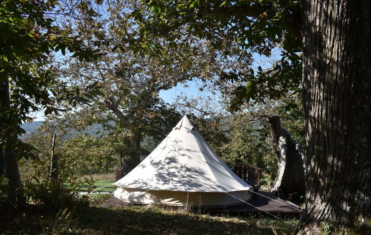 Podere Di Maggio - Glamping Tent 2 ซานตาฟิโอรา ภายนอก รูปภาพ
